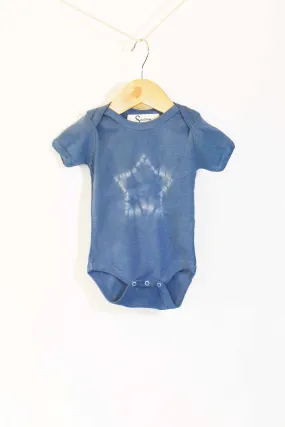 Indigo Star Short Sleeve Onesie