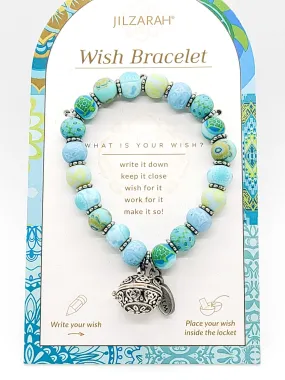 Jilzarah Wish Light Blue Bracelet