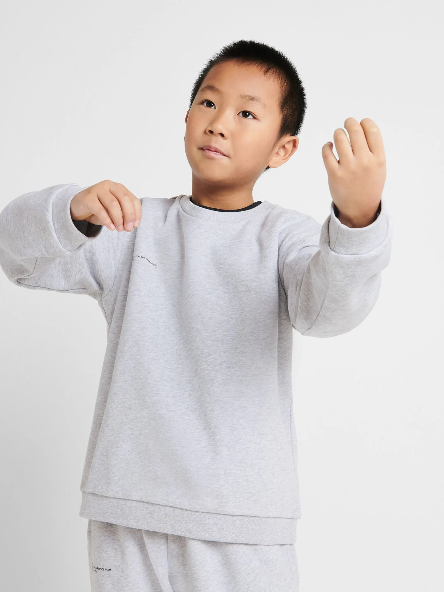 Kids' 365 Midweight Sweatshirt—grey marl