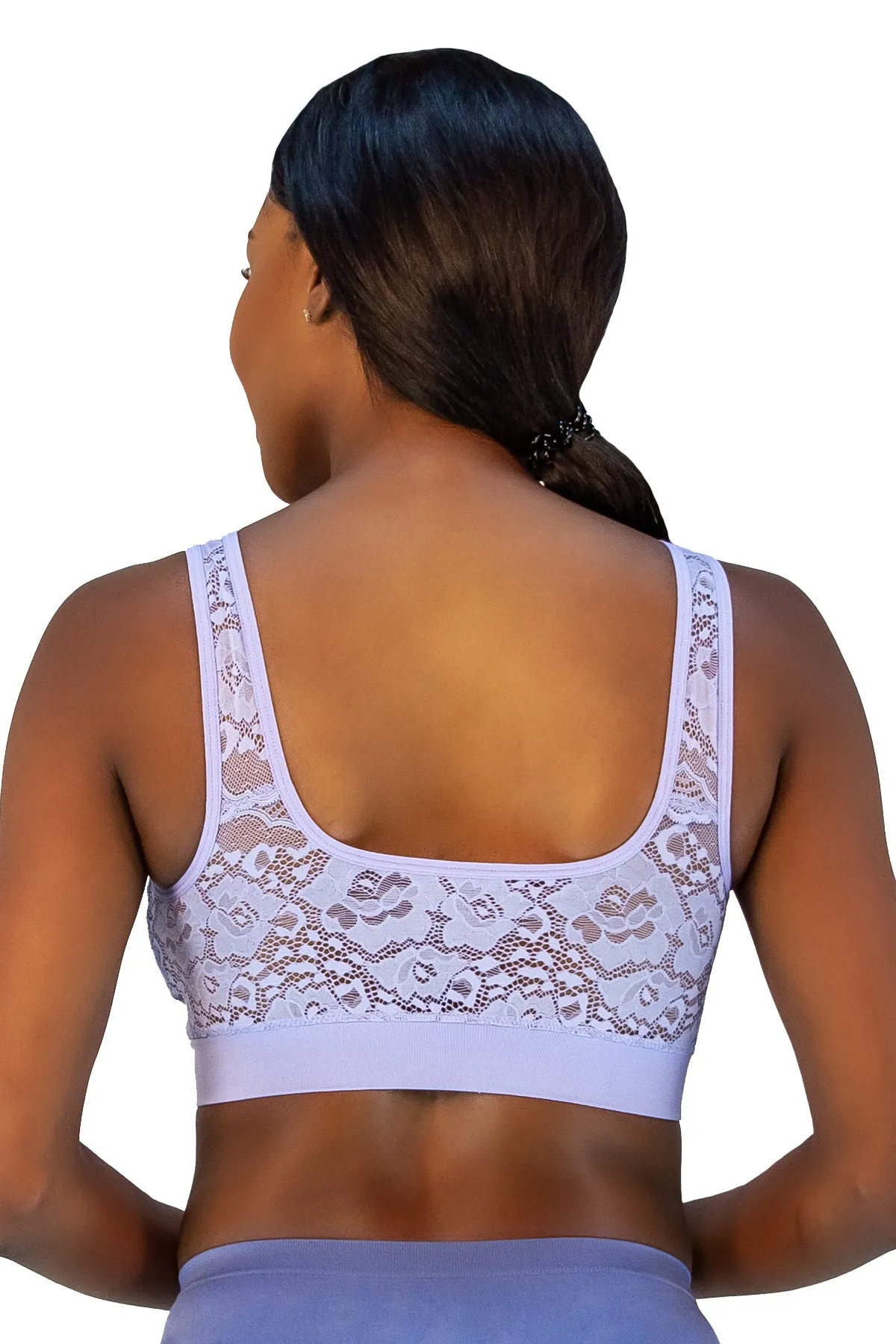 Lace Back Seamless Ahh Bra®