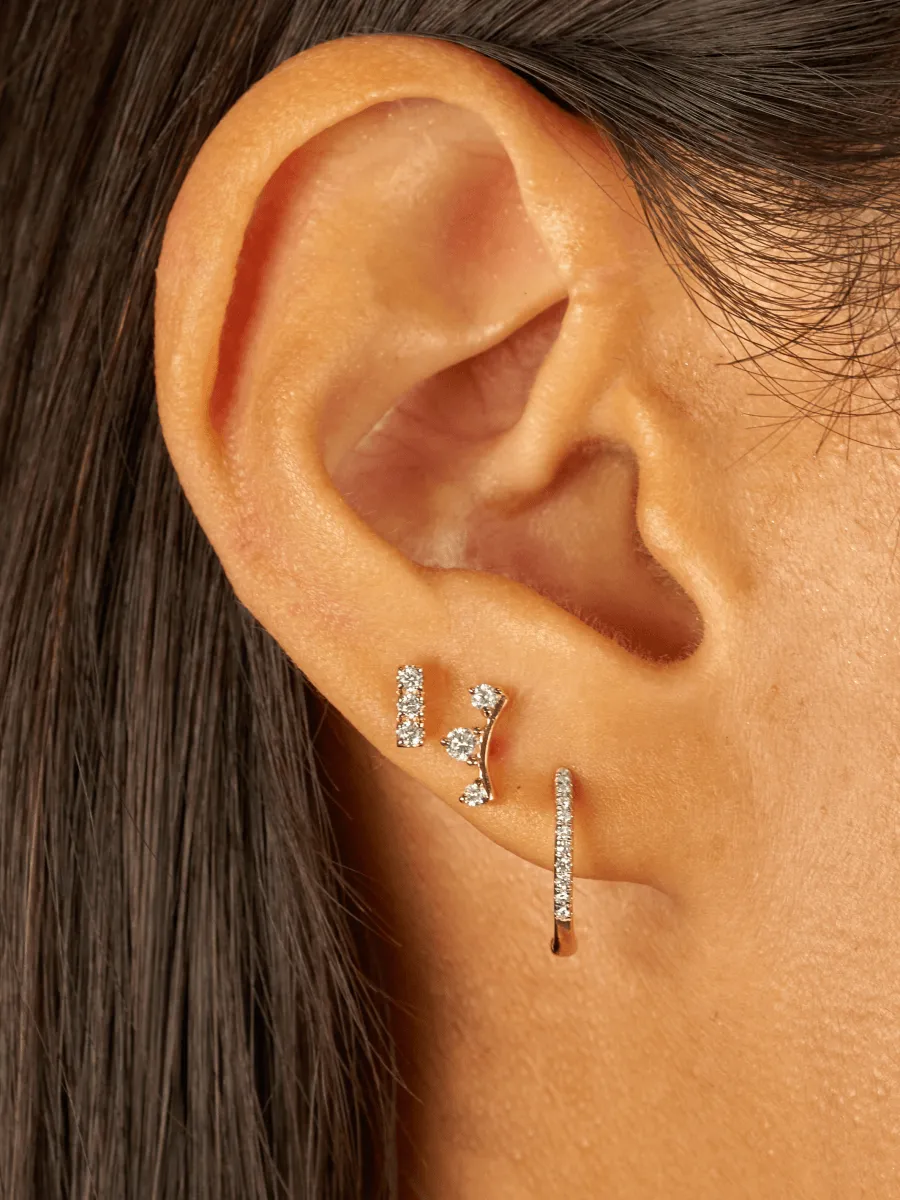 Leah Climber Stud Earring 14K