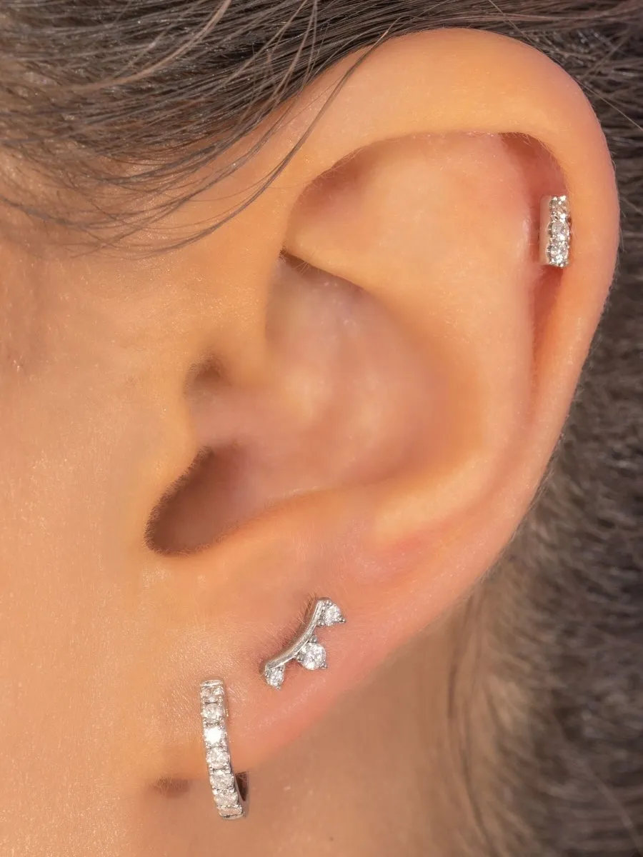 Leah Climber Stud Earring 14K