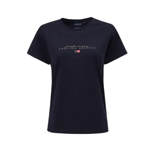 Lexington - Vanessa Organic Cotton T-Shirt Navy