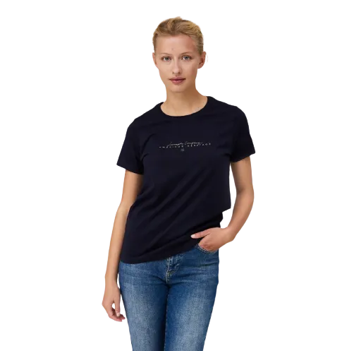 Lexington - Vanessa Organic Cotton T-Shirt Navy