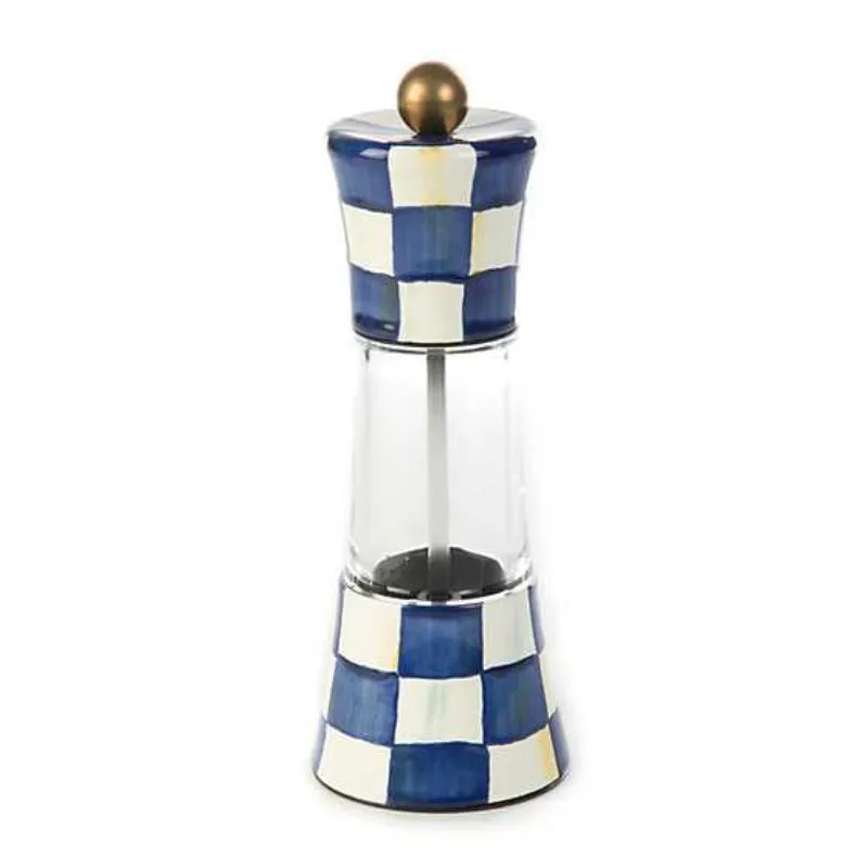 MacKenzie-Childs Royal Check Enamel Grinder