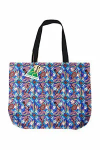 Meeting Place (Water) Cotton Tote Bag Large