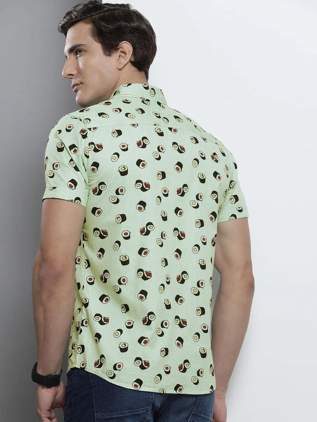 Men Abstract Printed Shirt