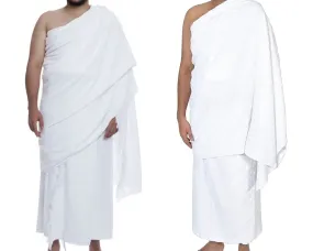 Men's 2 Piece Cotton Towel Ihram Hajj Umrah Ahram