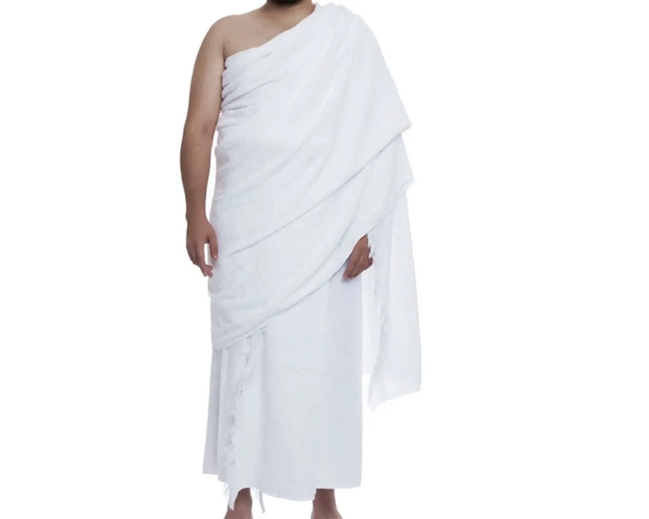 Men's 2 Piece Cotton Towel Ihram Hajj Umrah Ahram