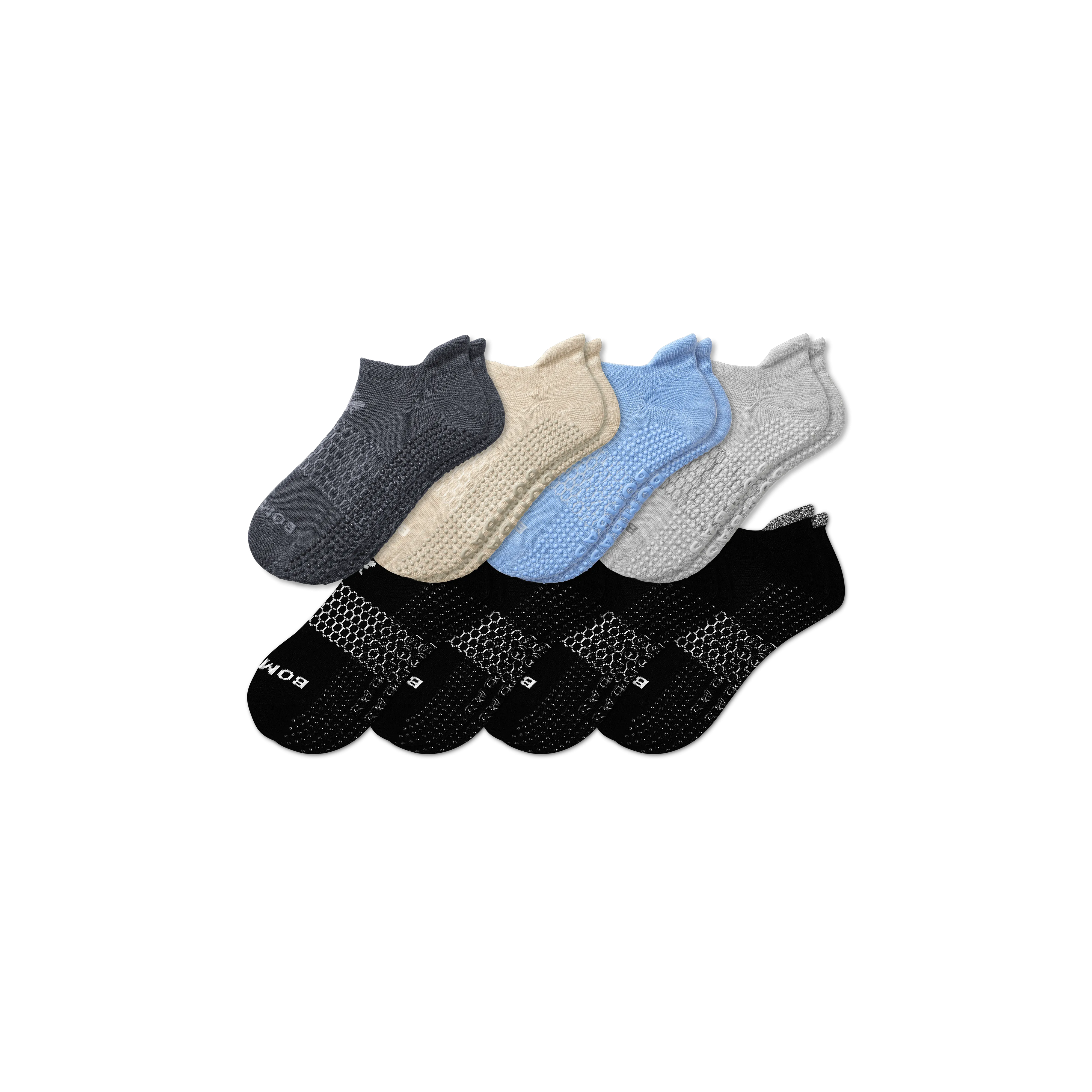 Men's Gripper Ankle Sock 8-Pack