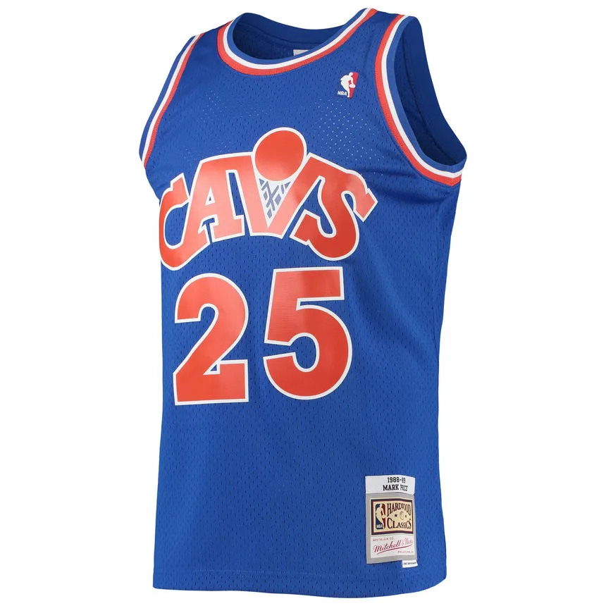 Men's Mark Price Cleveland Cavaliers Mitchell & Ness 1988-89 Hardwood Classics Swingman Jersey - Blue