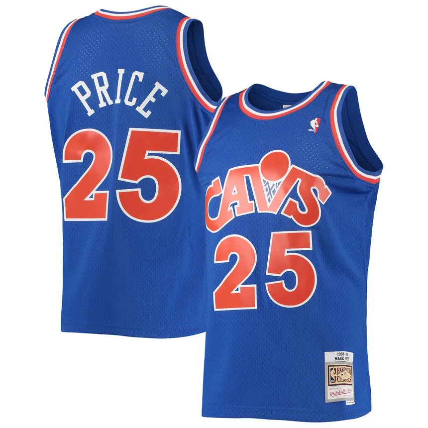 Men's Mark Price Cleveland Cavaliers Mitchell & Ness 1988-89 Hardwood Classics Swingman Jersey - Blue