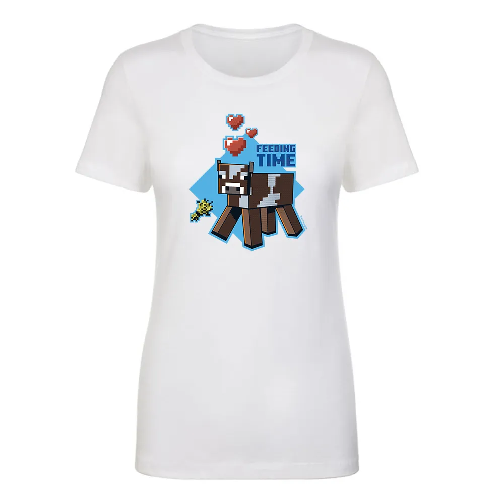 Minecraft Jolly Mobs Feeding Time Women's Short Sleeve T-Shirt