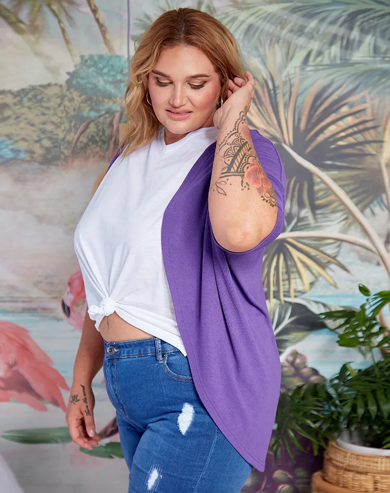 Mini Shrug - Purple