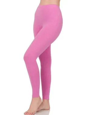 New! Premium Cotton Full Length Leggings Size L