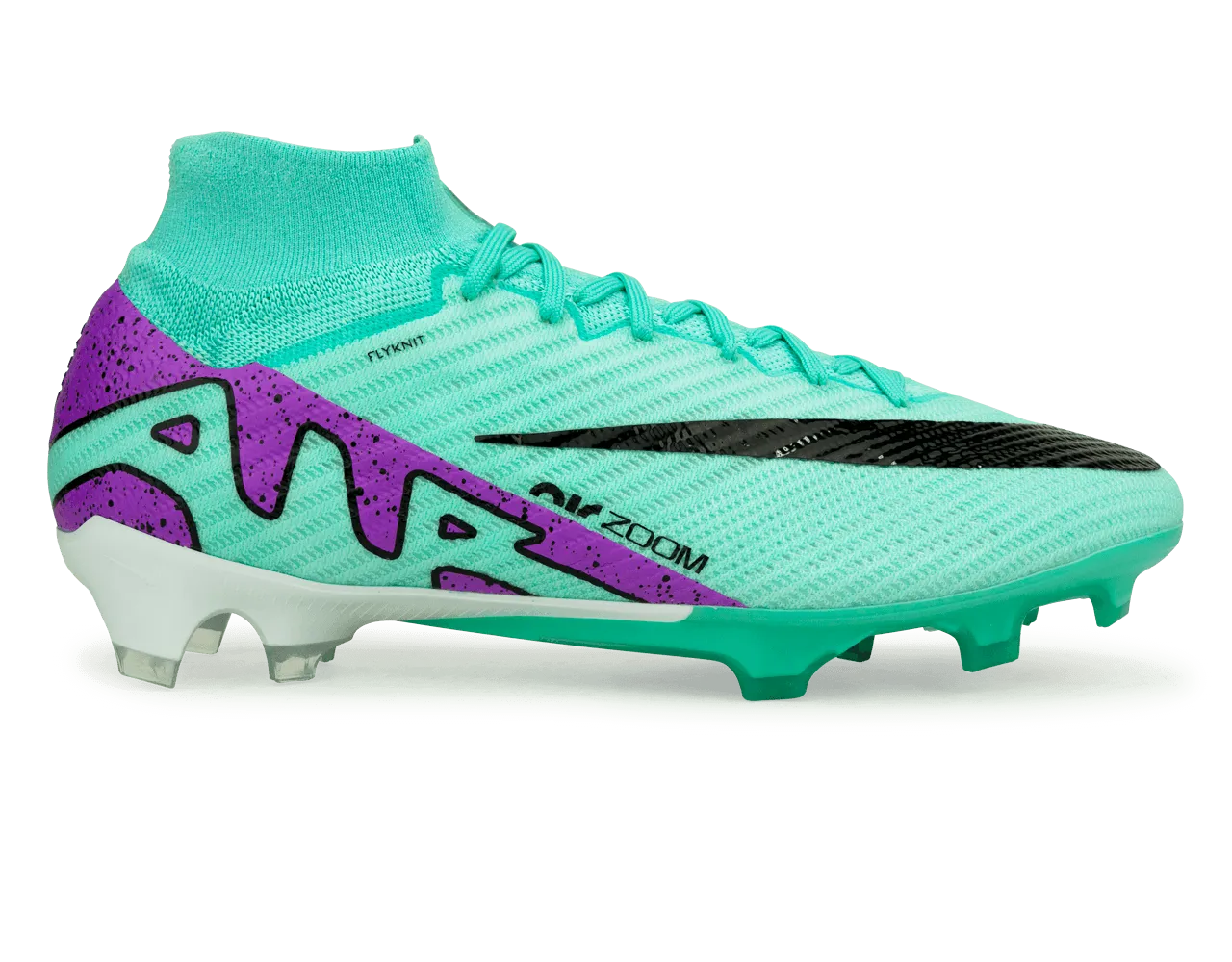 Nike Men's Zoom Mercurial Superfly 9 Elite FG Turquoise/Black/Purple