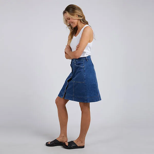 Nolan Skirt - Dark Blue Denim