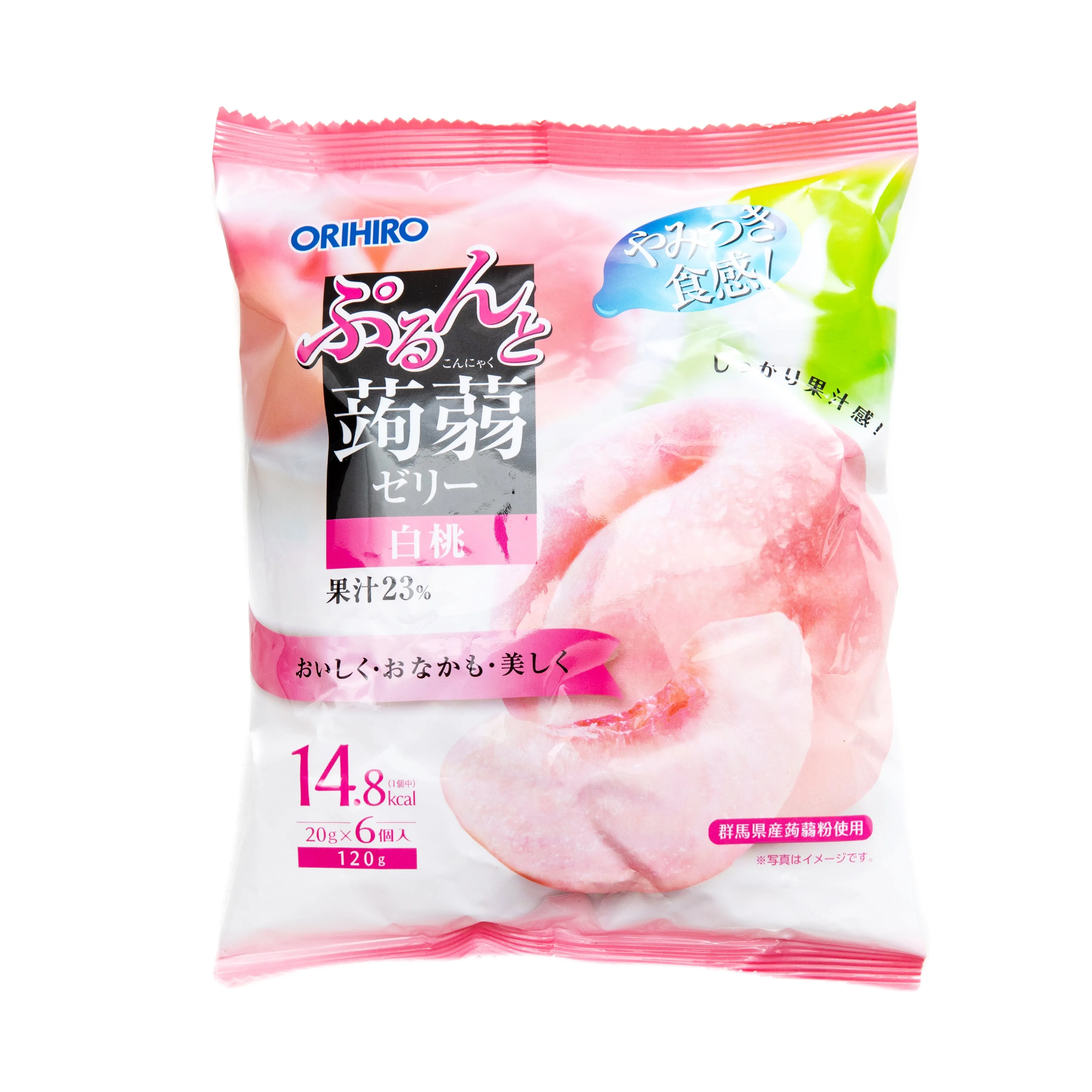 Orihiro Konnyaku Jelly White Peach (6pcs)