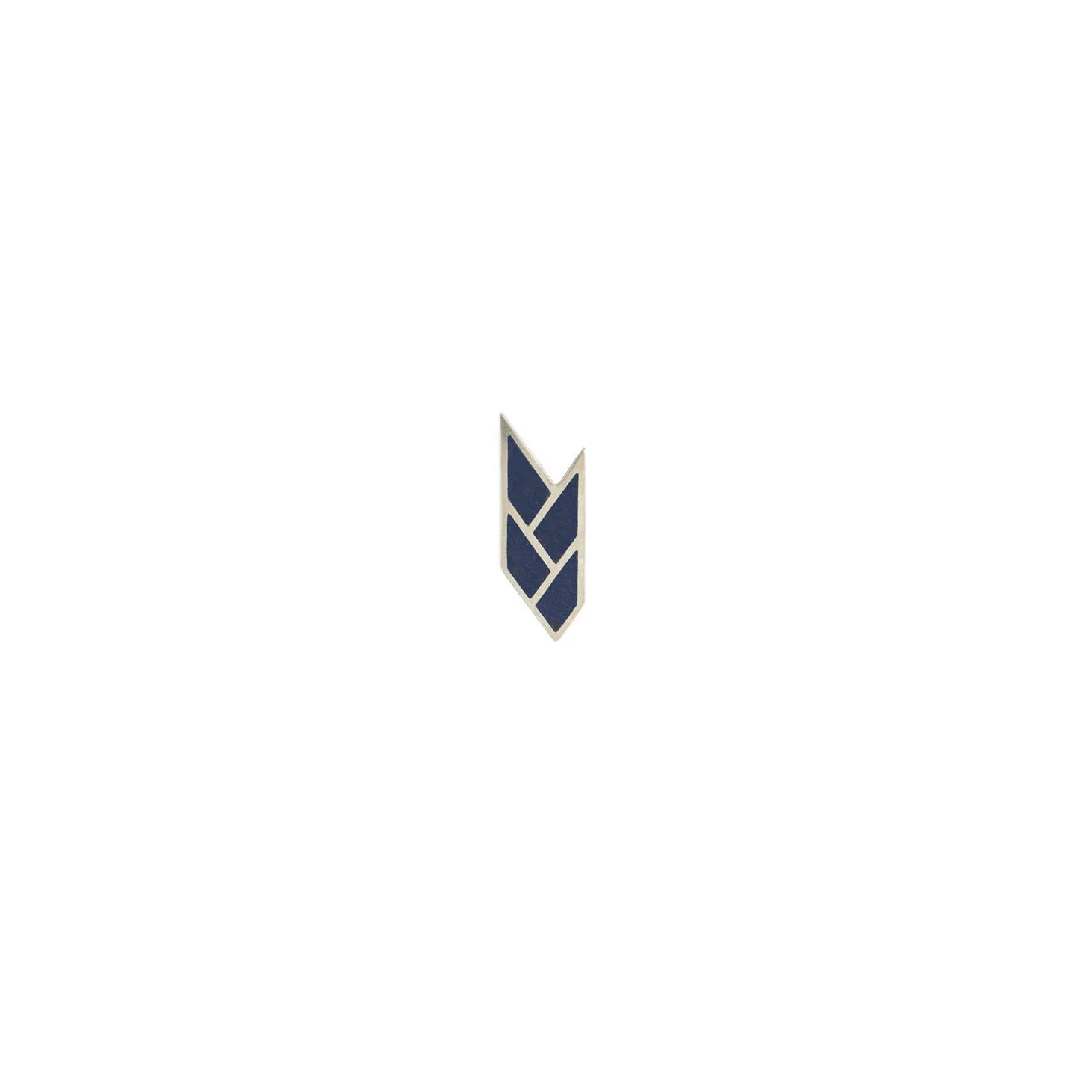 OSIRIS STUDS EGYPTIAN BLUE — Sterling Silver