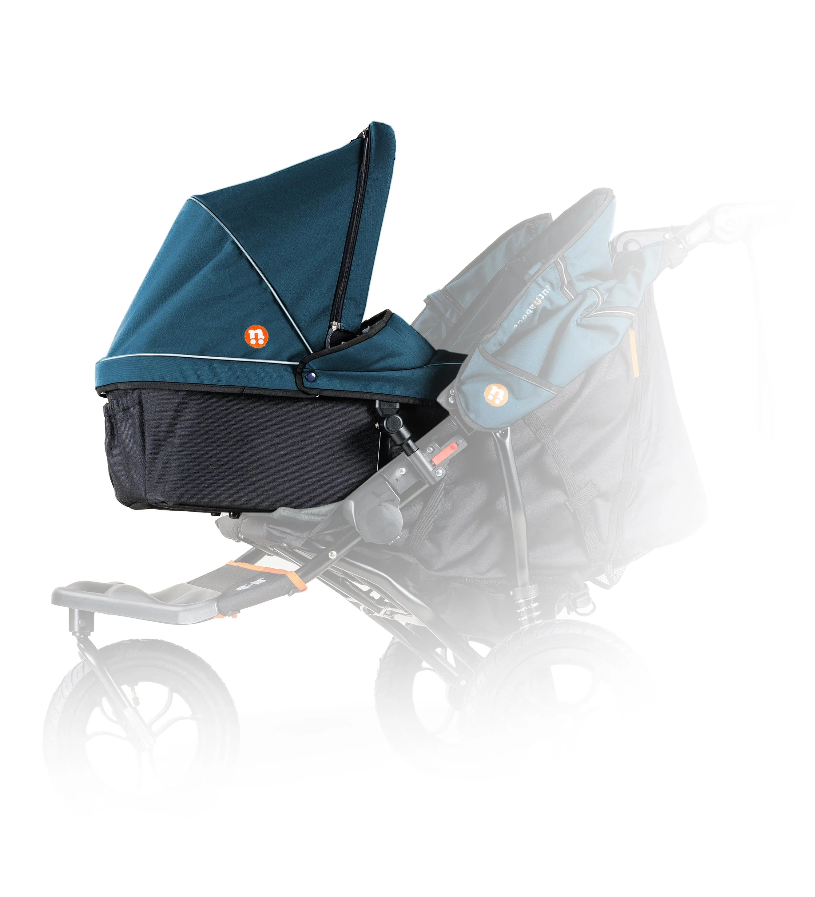 Out n About Double Carrycot - Highland Blue