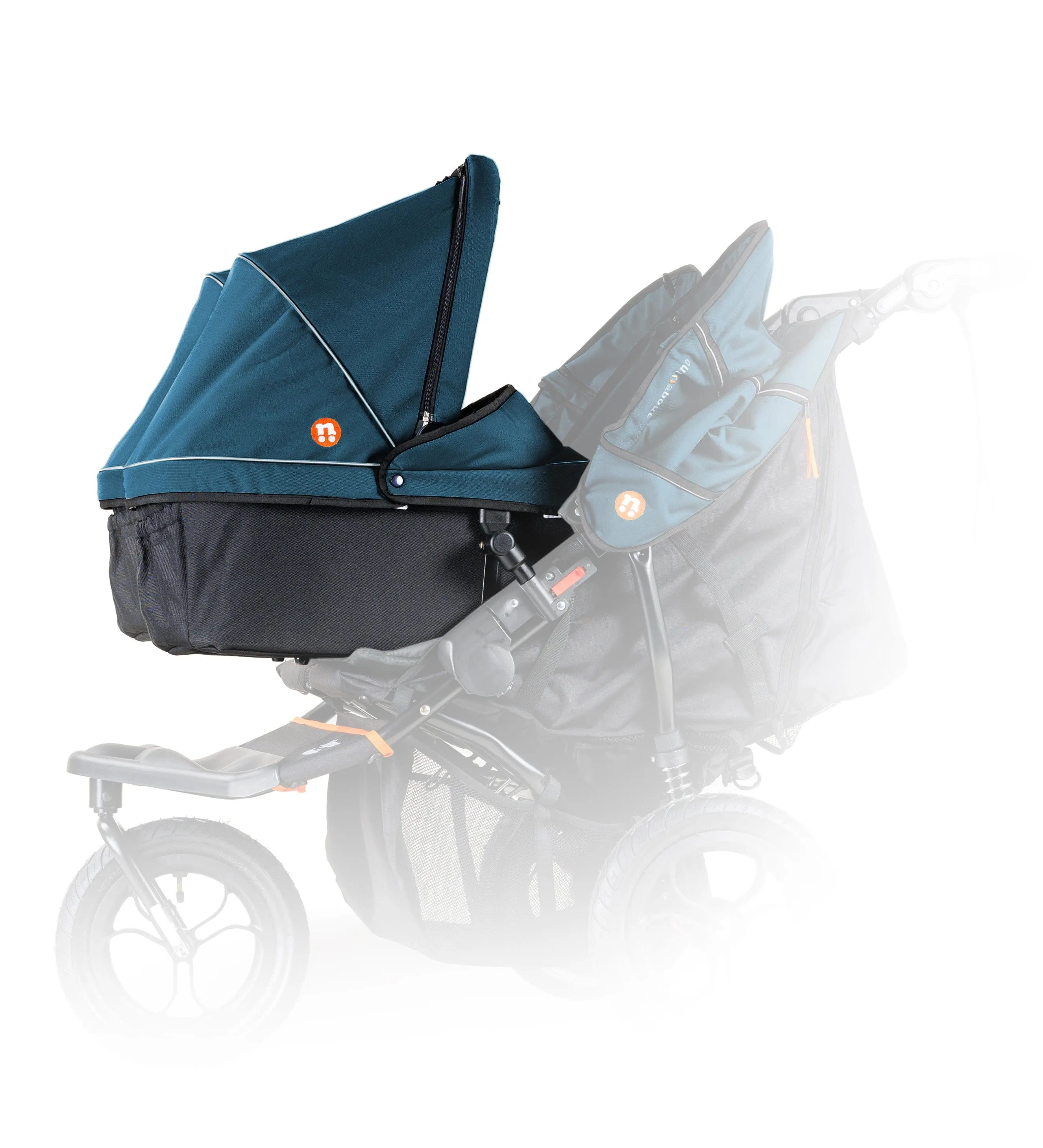 Out n About Double Carrycot - Highland Blue