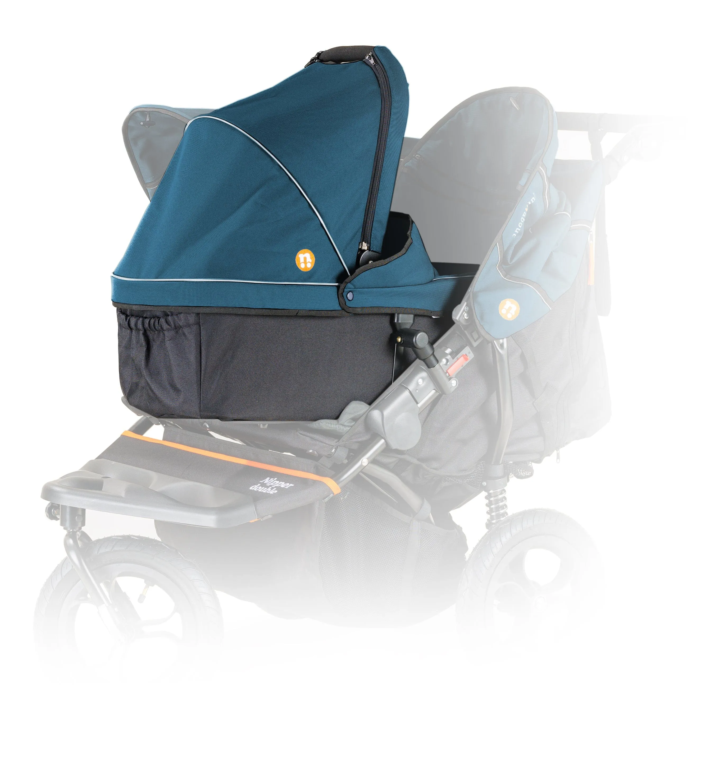 Out n About Double Carrycot - Highland Blue