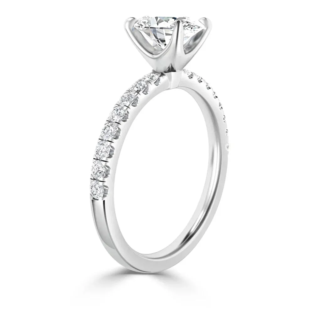 Phoebe - 18ct White Gold - Oval