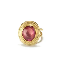 Pink Tourmaline Ring