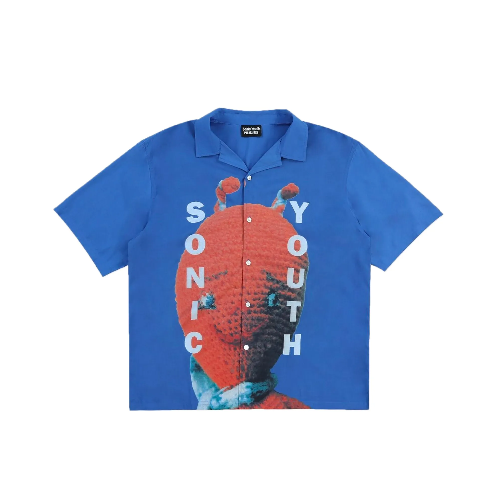 Pleasures x Sonic Youth Mens Alien Camp Collar Shirt