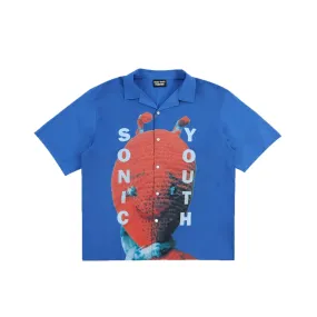 Pleasures x Sonic Youth Mens Alien Camp Collar Shirt