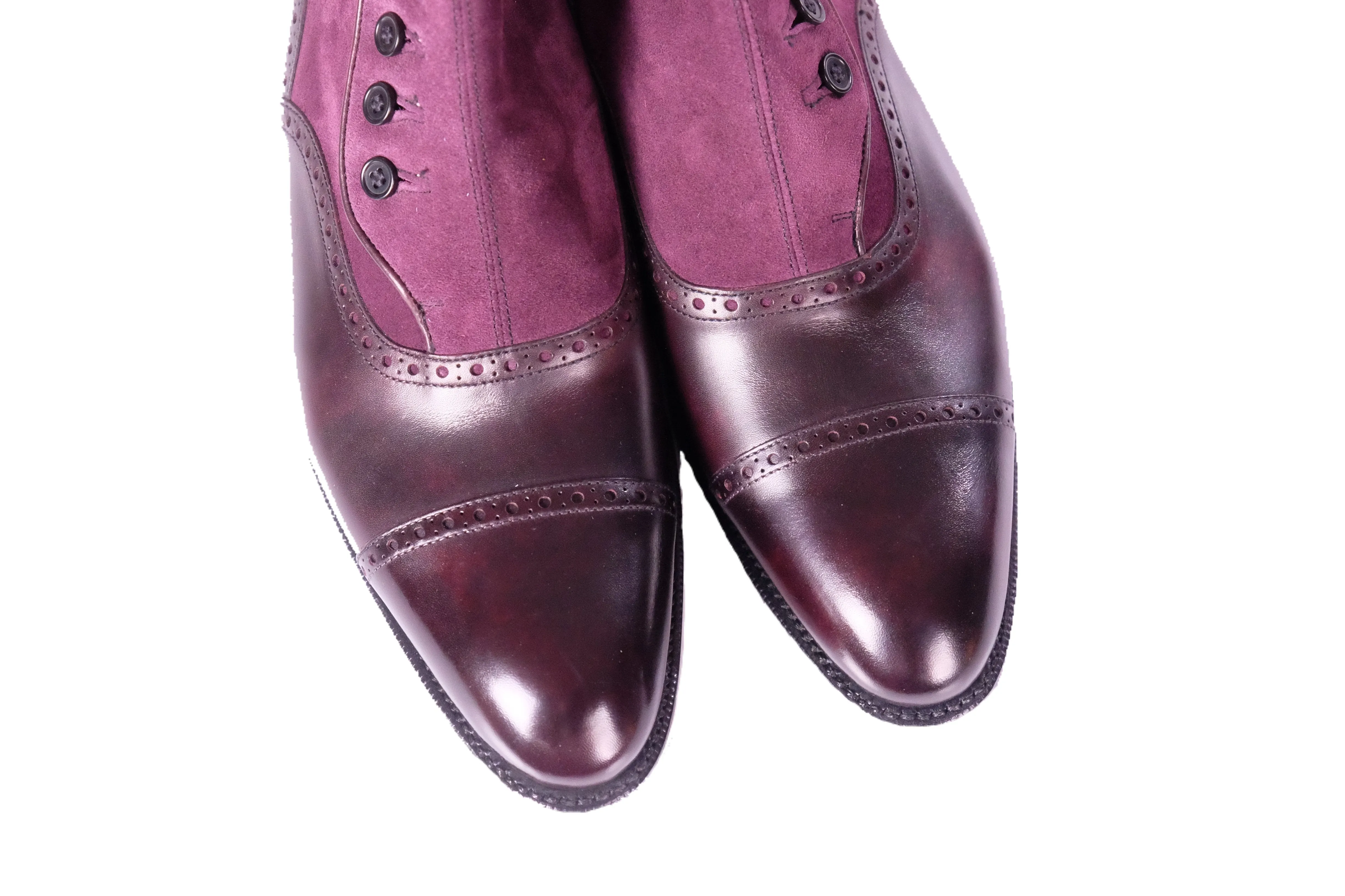 Puyallup - MTO - Plum Museum Calf / Regal Purple Suede - NGT Last - Single Leather Sole