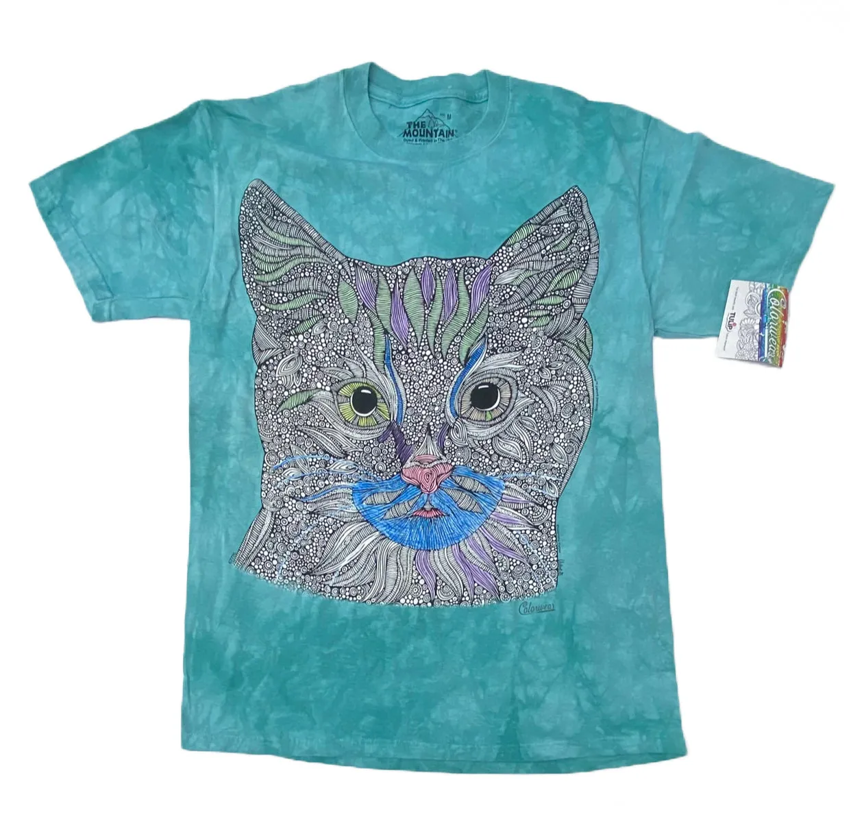 Secondhand The Mountain Colourwear Cat T-Shirt