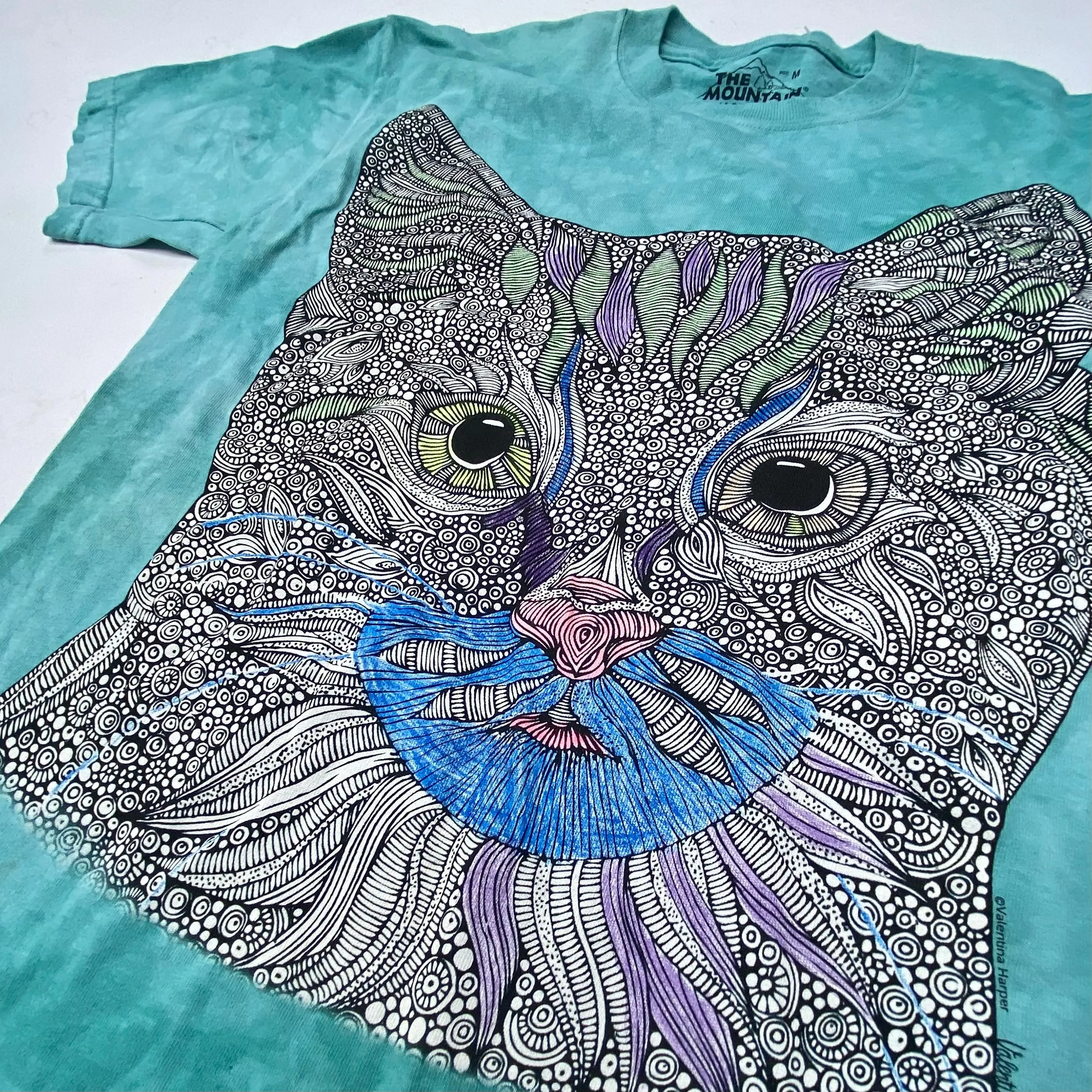 Secondhand The Mountain Colourwear Cat T-Shirt