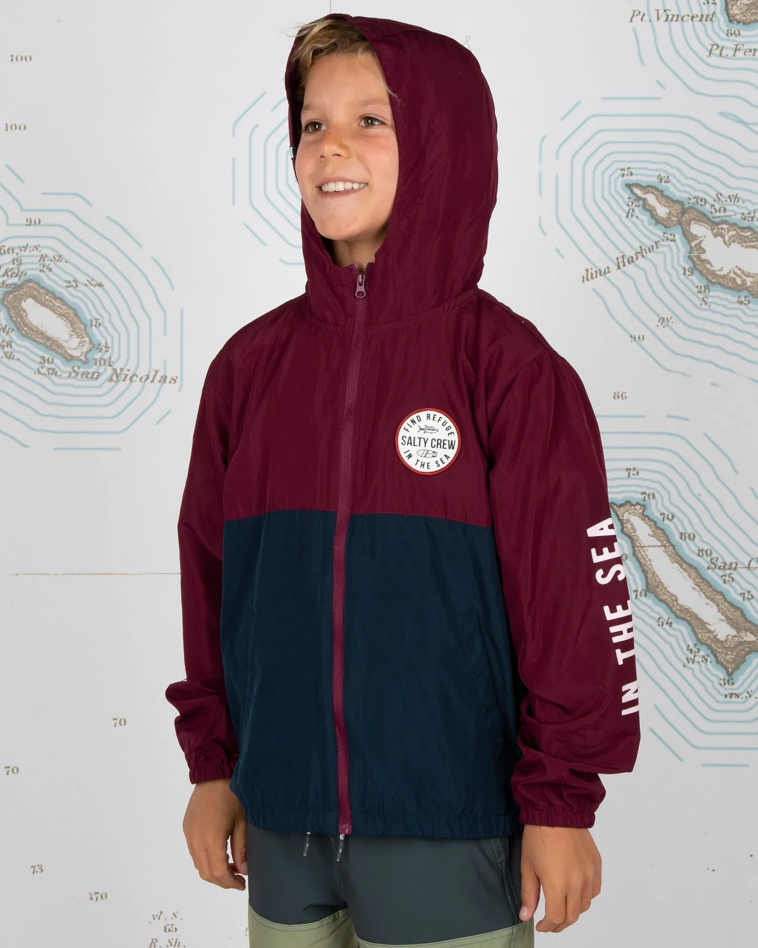 Twin Fin Windbreaker Boys'