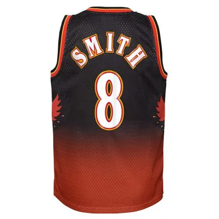 Youth Atlanta Hawks Steve Smith Mitchell & Ness Black 1996-97 Hardwood Classics Swingman Jersey